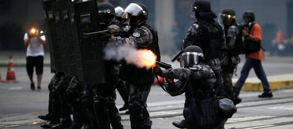 Policía brasileña - Sputnik Mundo