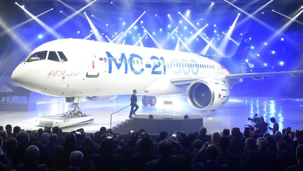 Presentación del nuevo avión de pasajeros MC-21 - Sputnik Mundo