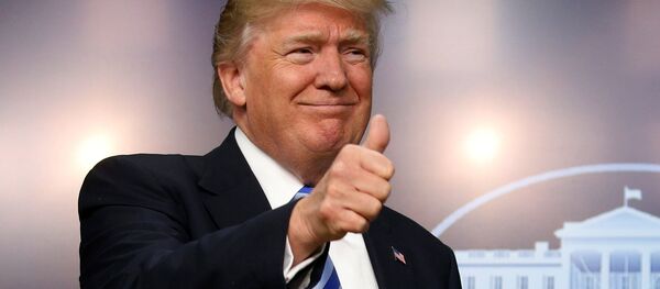 Donald Trump, presidente de EEUU - Sputnik Mundo
