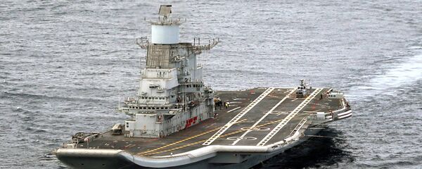 El portaviones indio INS Vikramaditya (archivo) - Sputnik Mundo