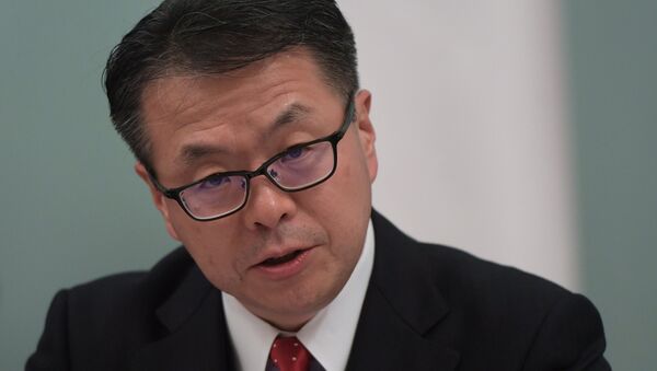 Hiroshige Seco, ministro de Economía, Comercio e Industria de Japón - Sputnik Mundo