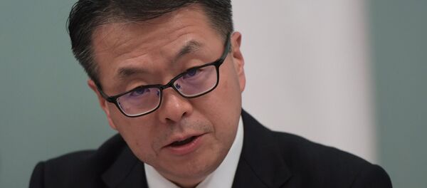 Hiroshige Seco, ministro de Economía, Comercio e Industria de Japón - Sputnik Mundo