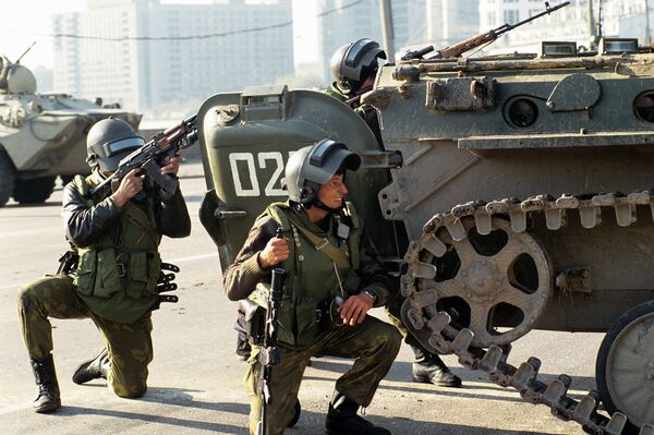 Soldados de los grupos Alfa y Vympel (archivo) - Sputnik Mundo