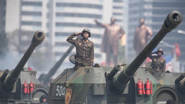 Desfile militar en Corea del Norte - Sputnik Mundo