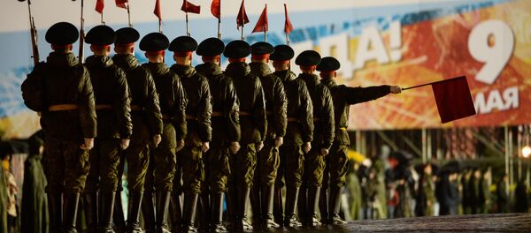 Ensayo del desfile de la Victoria en la Plaza Roja - Sputnik Mundo