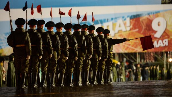 Ensayo del desfile de la Victoria en la Plaza Roja - Sputnik Mundo
