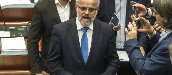 Talat Xhaferi, presidente del parlamento de Macedonia - Sputnik Mundo