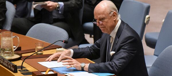 Staffan de Mistura, el enviado de la ONU para Siria - Sputnik Mundo