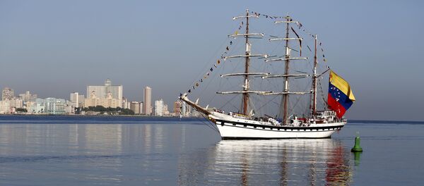 Buque escuela Simón Bolívar de la Fuerza Armada de Venezuela - Sputnik Mundo