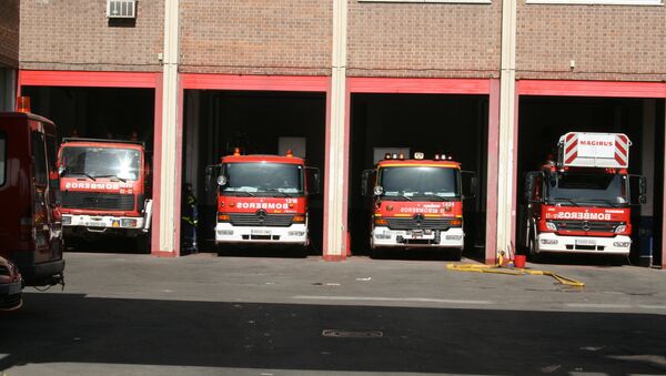 Bomberos de Madrid, España - Sputnik Mundo