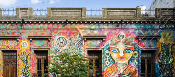 Mural de Julián Roura Mural de Julián Roura - Sputnik Mundo