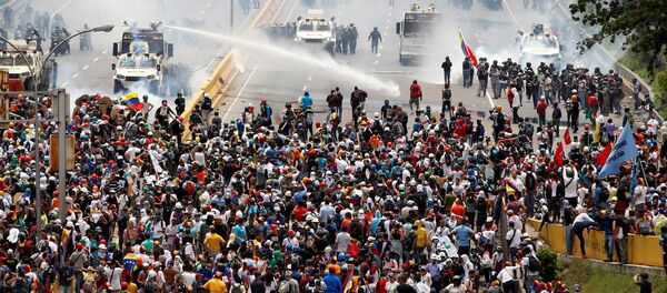 Protestas en Venezuela - Sputnik Mundo
