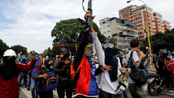 Protestas en Venezuela - Sputnik Mundo