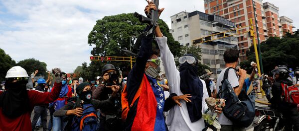 Protestas en Venezuela - Sputnik Mundo