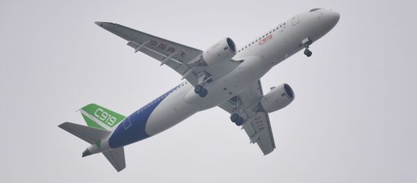 El primer avión de pasajeros chino C919 - Sputnik Mundo