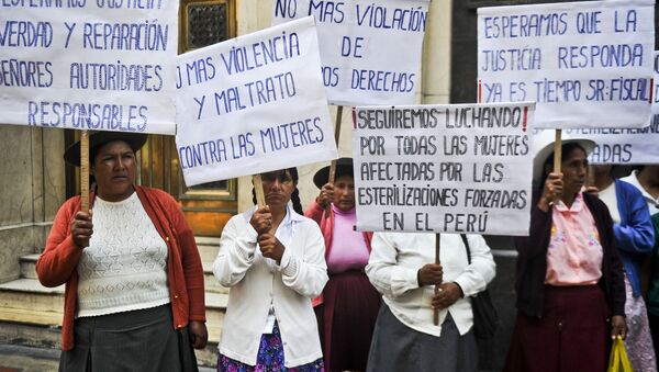 Protesta de mujeres indígenas - Sputnik Mundo