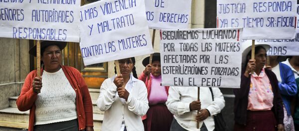 Protesta de mujeres indígenas - Sputnik Mundo