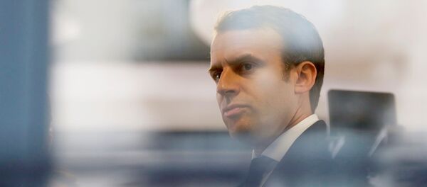 Emmanuel Macron, presidente de Francia Emmanuel Macron, presidente de Francia - Sputnik Mundo