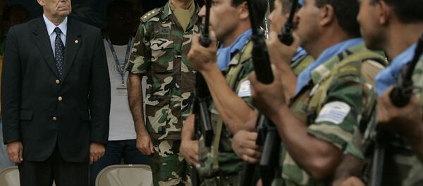 Tropas de Uruguay en Haití (archivo) - Sputnik Mundo