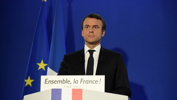 Emmanuel Macron, presidente electo de Francia - Sputnik Mundo