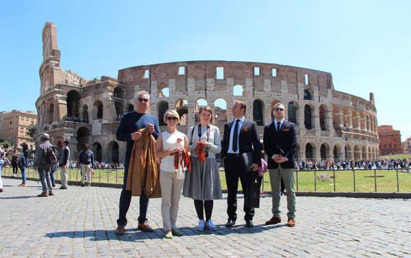La entrega de la 'Cinta de San Jorge' en Roma La entrega de la 'Cinta de San Jorge' en Roma - Sputnik Mundo