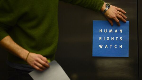 Logo de Human Rights Watch - Sputnik Mundo