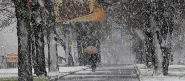 Nieve en mayo, Moscú - Sputnik Mundo