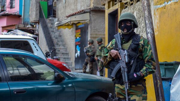 Guardia Nacional Bolivariana en en la favela Cota 905 (archivo) - Sputnik Mundo