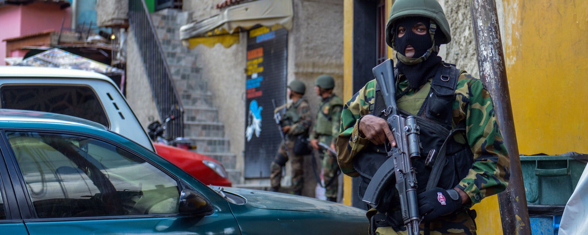 Guardia Nacional Bolivariana en en la favela Cota 905 (archivo) - Sputnik Mundo, 1920, 09.07.2021