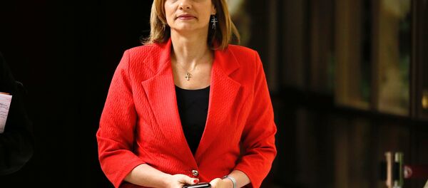 La candidata presidencial de la Democracia Cristiana (DC) de Chile, Carolina Goic - Sputnik Mundo