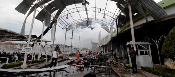 Lugar de explosión en Tailandia - Sputnik Mundo