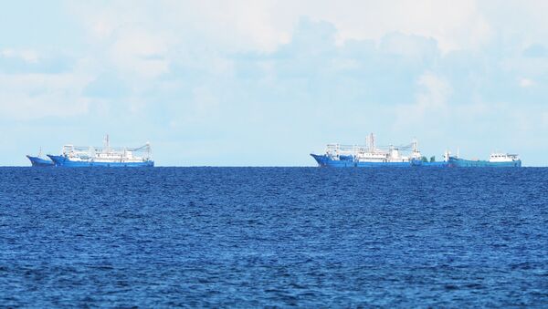 Buques chinos en el mar de China Meridional - Sputnik Mundo