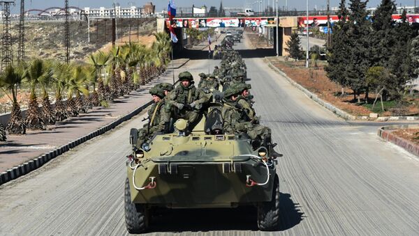 El envío de ingenieros militares de las Fuerzas Armadas rusas de Alepo - Sputnik Mundo