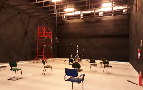 Estudio de televisión de la FIC, Udelar, Uruguay. Estudio de televisión de la FIC, Udelar, Uruguay. - Sputnik Mundo