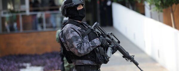 Un policía mexicano - Sputnik Mundo