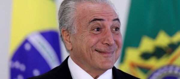 Michel Temer, presidente de Brasil - Sputnik Mundo