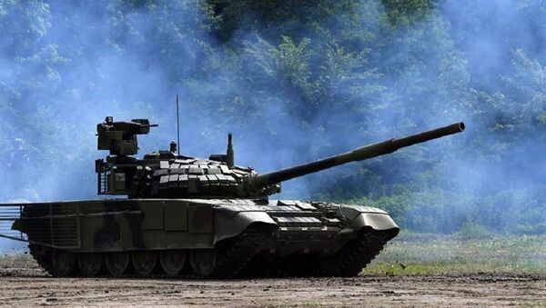 Tanque serbio M-84 modificado - Sputnik Mundo