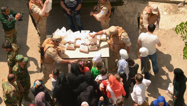 Ayuda humanitaria rusa - Sputnik Mundo
