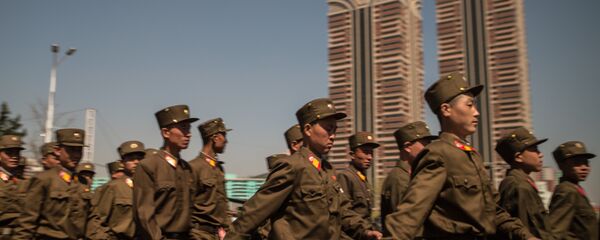 Los soldados del Ejército Popular de Corea del Norte (archivo) - Sputnik Mundo