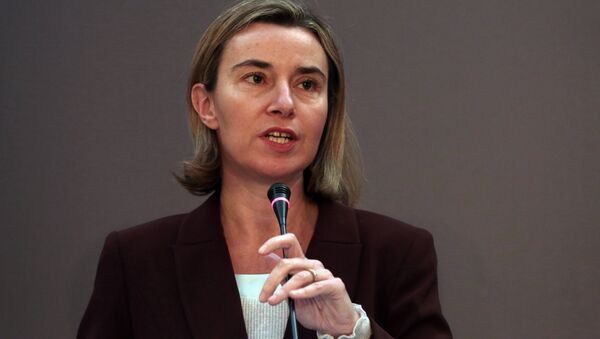 Federica Mogherini - Sputnik Mundo