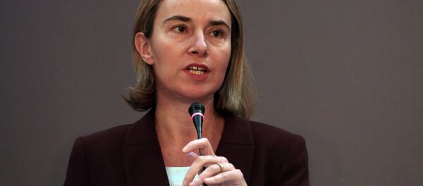 European Union's Foreign Policy Chief Federica Mogherini European Union's Foreign Policy Chief Federica Mogherini - Sputnik Mundo