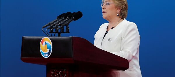 Michelle Bachelet, presidenta de Chile - Sputnik Mundo