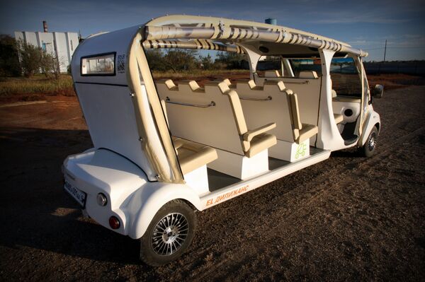 El autobús de paseo eléctrico de ELGO El autobús de paseo eléctrico de ELGO - Sputnik Mundo