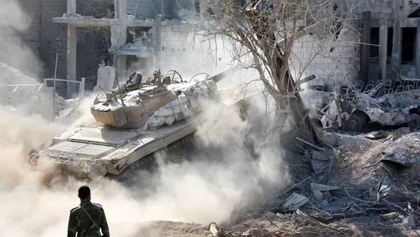 Las Fuerzas Democráticas de Siria en Damasco - Sputnik Mundo