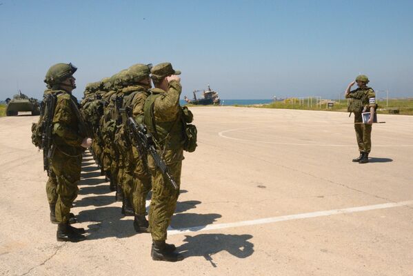 Maniobras militares conjuntas de Rusia y de Siria en Tartus - Sputnik Mundo