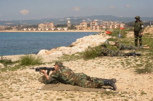 Maniobras militares conjuntas de Rusia y de Siria en Tartus - Sputnik Mundo