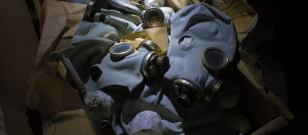 Máscaras antigás Máscaras antigás - Sputnik Mundo