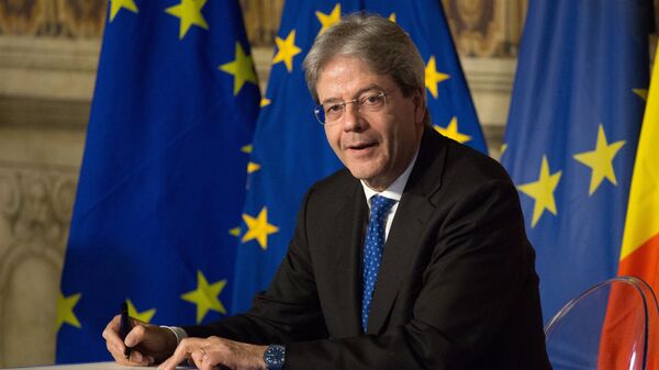 Paolo Gentiloni, comisario europeo de Economía - Sputnik Mundo