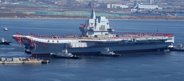 El segundo portaviones de la Armada de China, el Type 001A - Sputnik Mundo