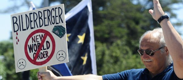 Protestas contra el Club Bilderberg - Sputnik Mundo